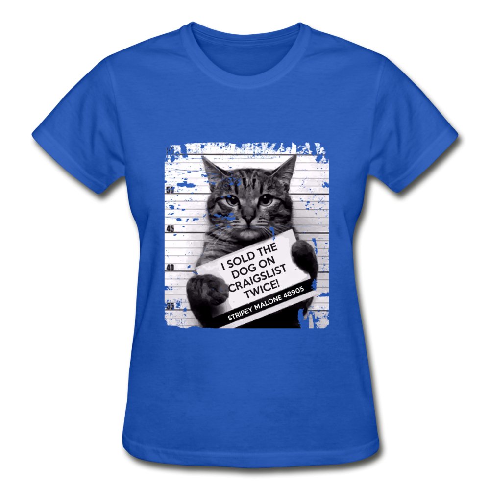 I Sold The Dog on Craiglist Twice Gildan Ultra Cotton Ladies T-Shirt-Ultra Cotton Ladies T-Shirt | Gildan G200L-I love Veterinary