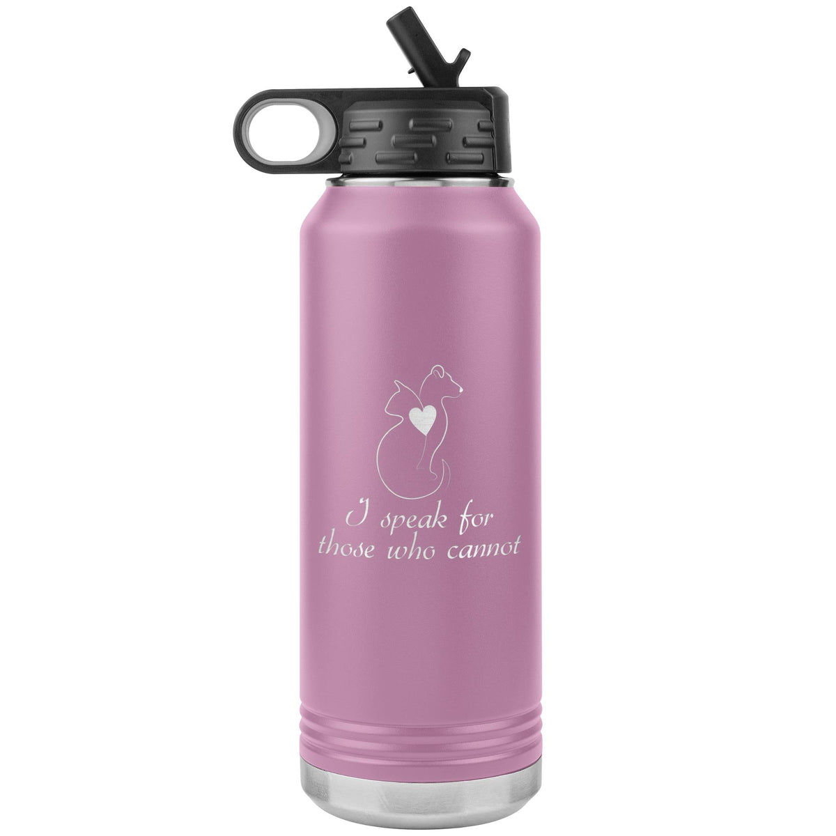 I speak for those who cannot Water Bottle Tumbler 32 oz-Water Bottle Tumbler-I love Veterinary