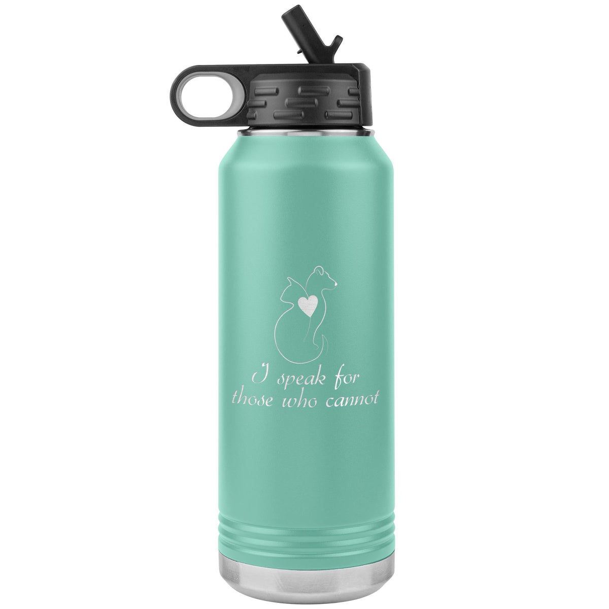 I speak for those who cannot Water Bottle Tumbler 32 oz-Water Bottle Tumbler-I love Veterinary
