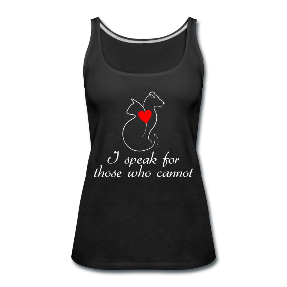 I speak for those who cannot Women's Tank Top-Women’s Premium Tank Top | Spreadshirt 917-I love Veterinary