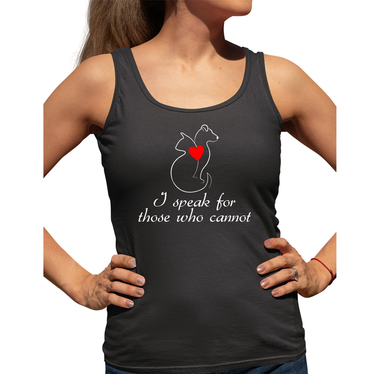 I speak for those who cannot Women's Tank Top-Women’s Premium Tank Top | Spreadshirt 917-I love Veterinary
