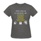 I Survived Curbside Women's T-Shirt-Women's T-Shirt | Fruit of the Loom L3930R-I love Veterinary
