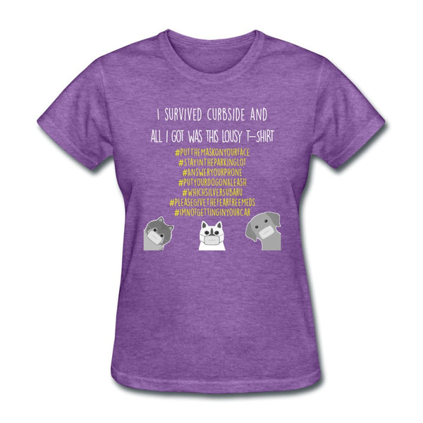 I Survived Curbside Women's T-Shirt-Women's T-Shirt | Fruit of the Loom L3930R-I love Veterinary