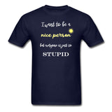 I want to be a nice person Unisex T-shirt-Unisex Classic T-Shirt | Fruit of the Loom 3930-I love Veterinary
