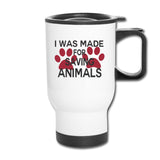 I was made for saving animals 14oz Travel Mug-Travel Mug | BestSub B4QC2-I love Veterinary