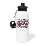 I was made for saving animals 20oz Water Bottle-Water Bottle | BestSub BLH1-2-I love Veterinary