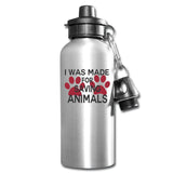 I was made for saving animals 20oz Water Bottle-Water Bottle | BestSub BLH1-2-I love Veterinary