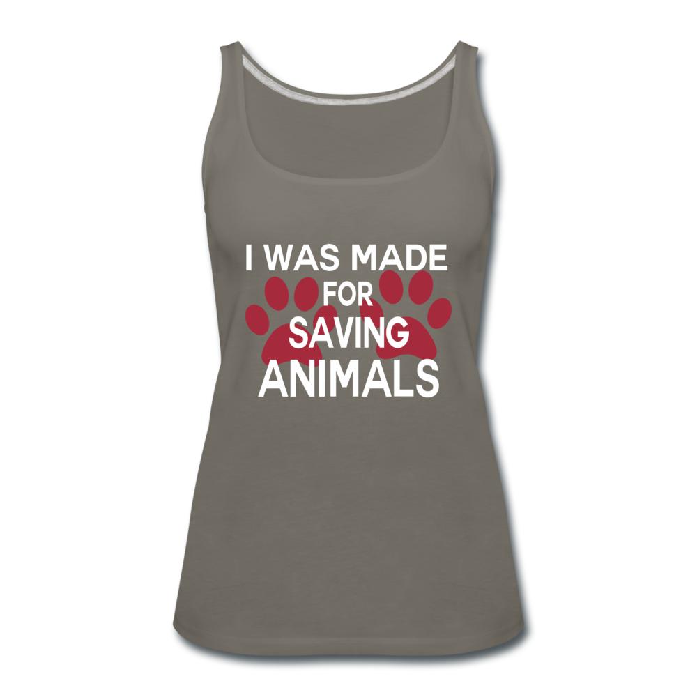 I was made for saving animals Women's Tank Top-Women’s Premium Tank Top | Spreadshirt 917-I love Veterinary