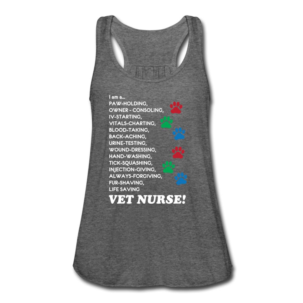I'm a ... Vet Nurse Women's Flowy Tank Top-Women's Flowy Tank Top by Bella | Bella B8800-I love Veterinary
