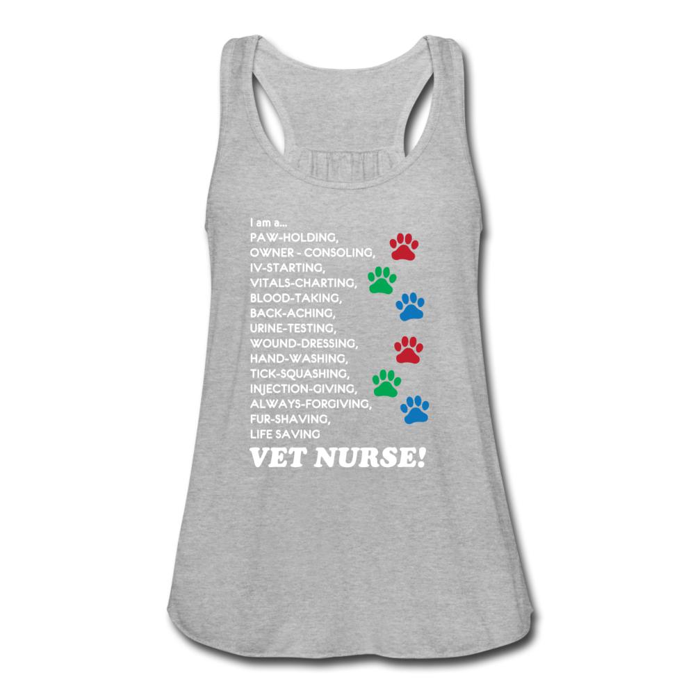 I'm a ... Vet Nurse Women's Flowy Tank Top-Women's Flowy Tank Top by Bella | Bella B8800-I love Veterinary
