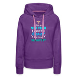 I'm a vet tech I can't fix crazy but I can sedate it Women’s Premium Hoodie-Women’s Premium Hoodie | Spreadshirt 444-I love Veterinary
