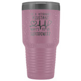 I'm a veterinary assistant, what's your superpower? 30oz Vacuum Tumbler-Tumblers-I love Veterinary