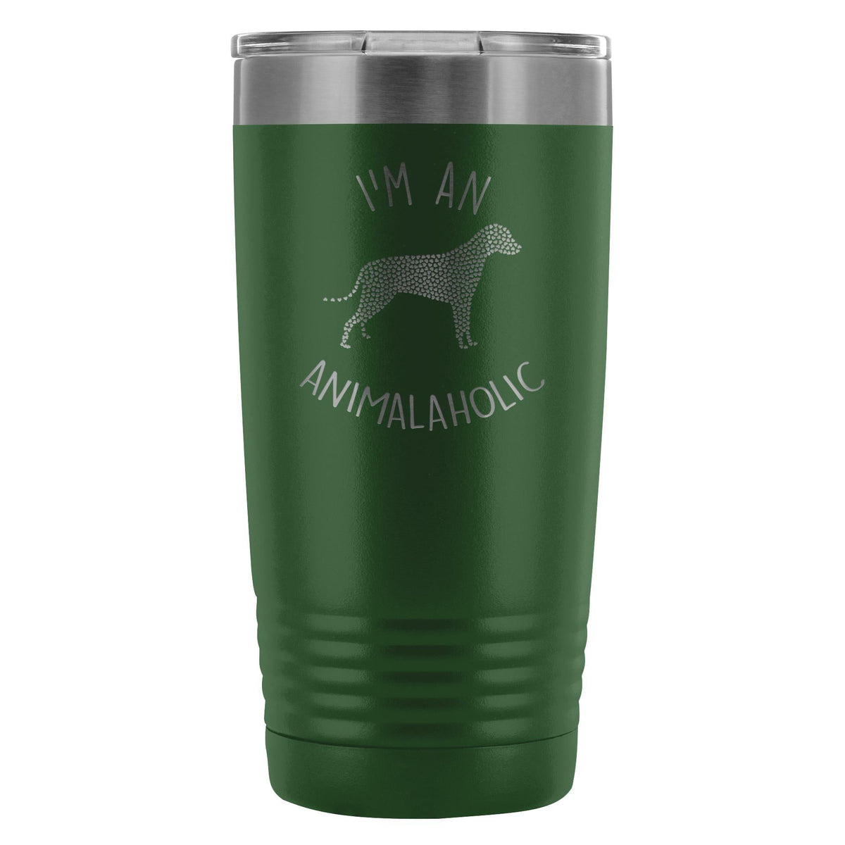 I'm an animalaholic 20oz Vacuum Tumbler-Tumblers-I love Veterinary