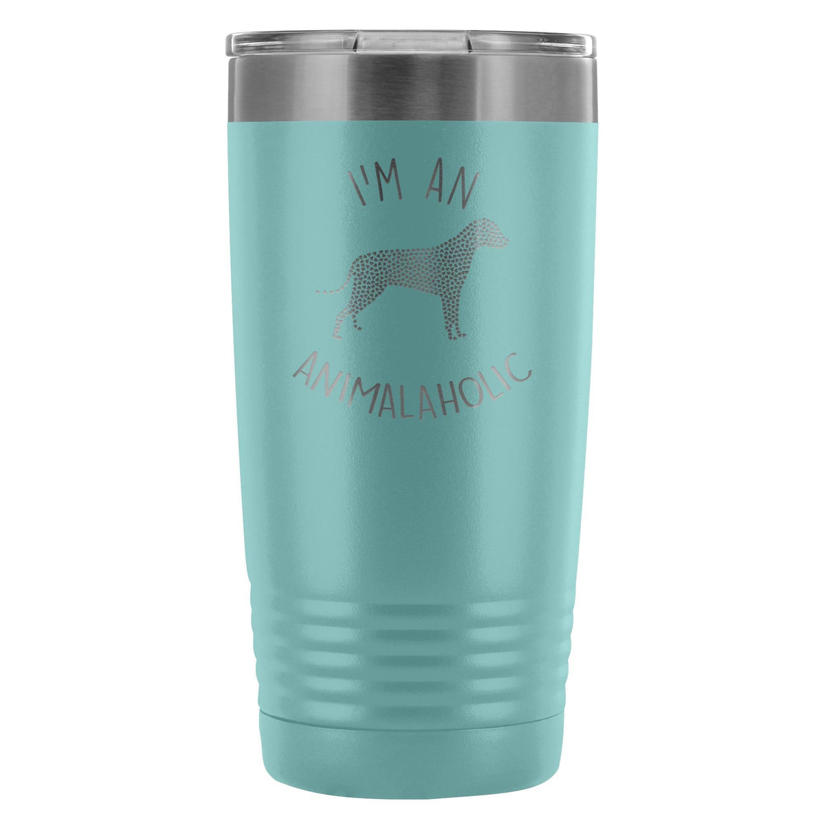 I'm an animalaholic 20oz Vacuum Tumbler-Tumblers-I love Veterinary