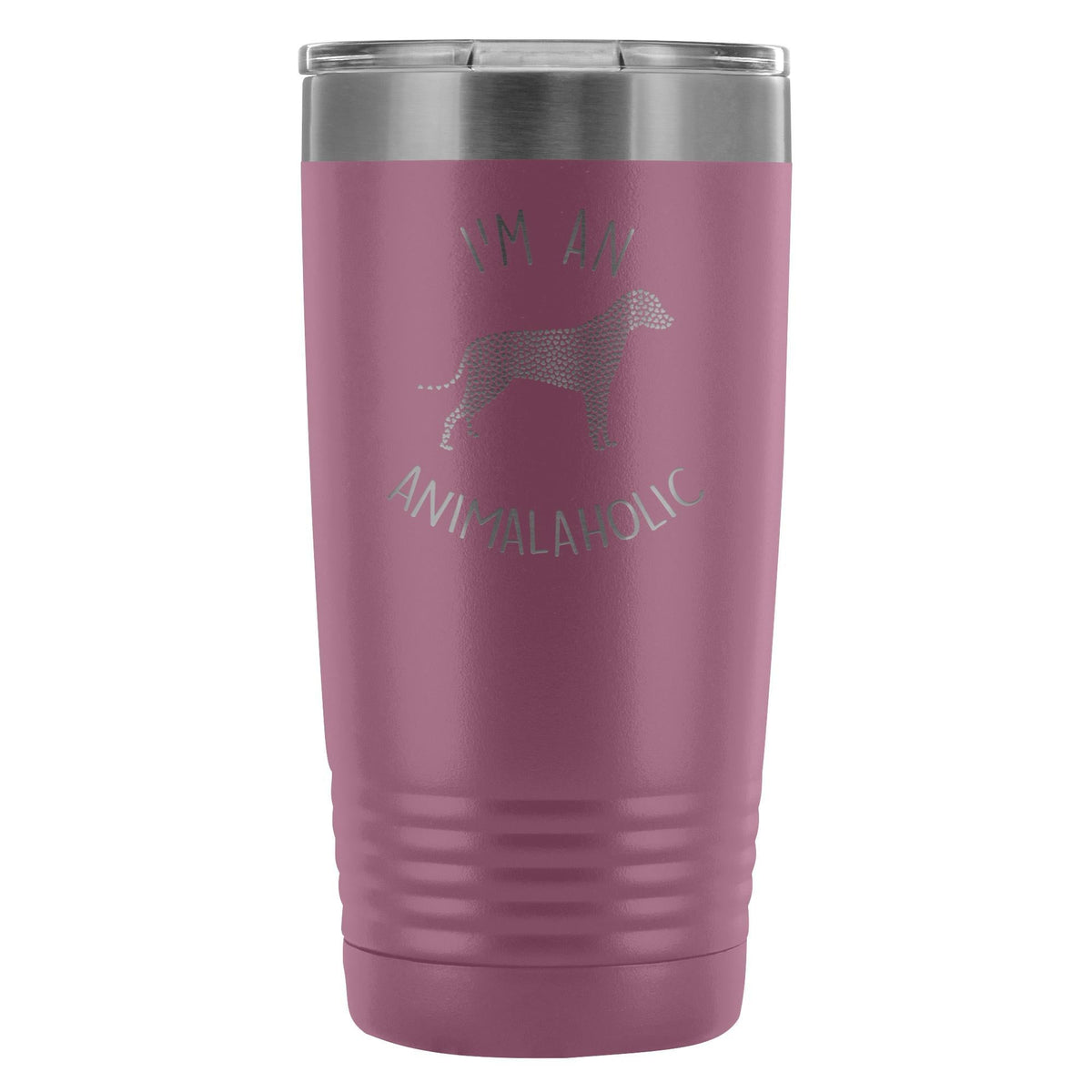 I'm an animalaholic 20oz Vacuum Tumbler-Tumblers-I love Veterinary