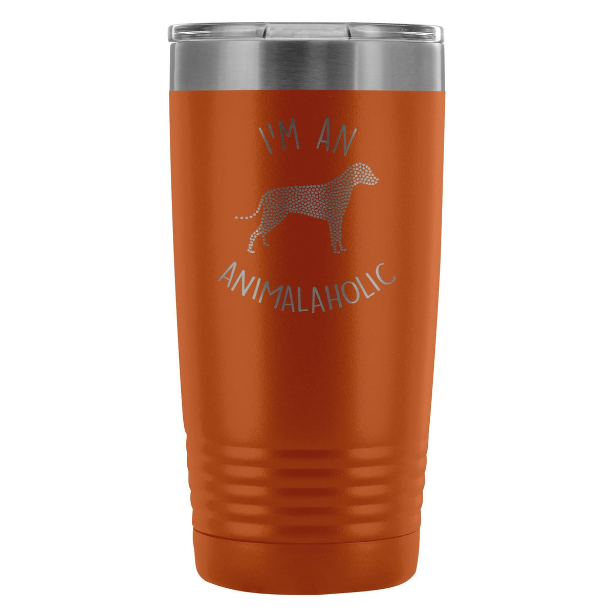 I'm an animalaholic 20oz Vacuum Tumbler-Tumblers-I love Veterinary