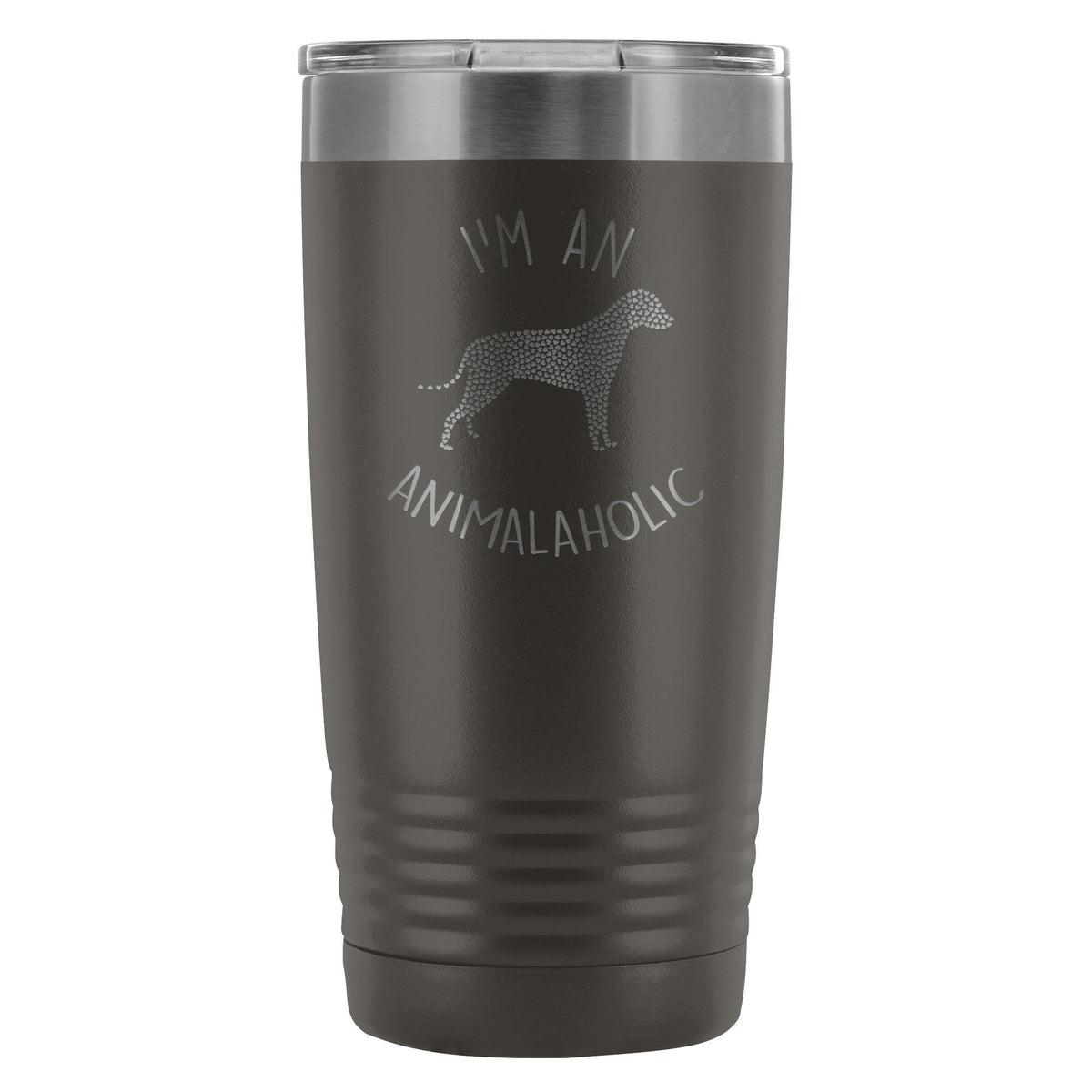 I'm an animalaholic 20oz Vacuum Tumbler-Tumblers-I love Veterinary