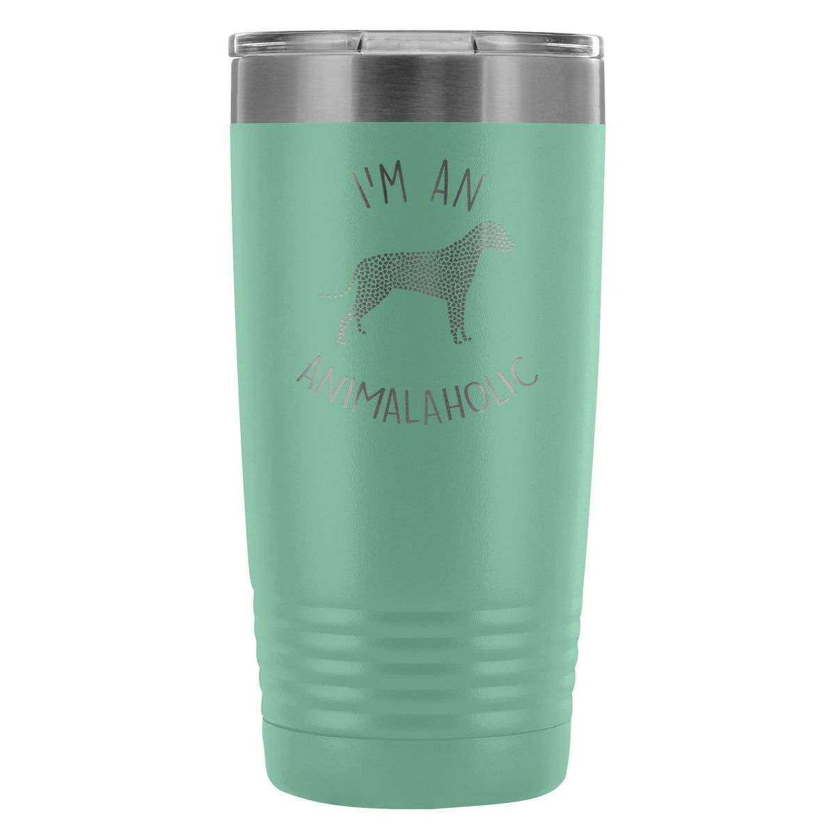 I'm an animalaholic 20oz Vacuum Tumbler-Tumblers-I love Veterinary