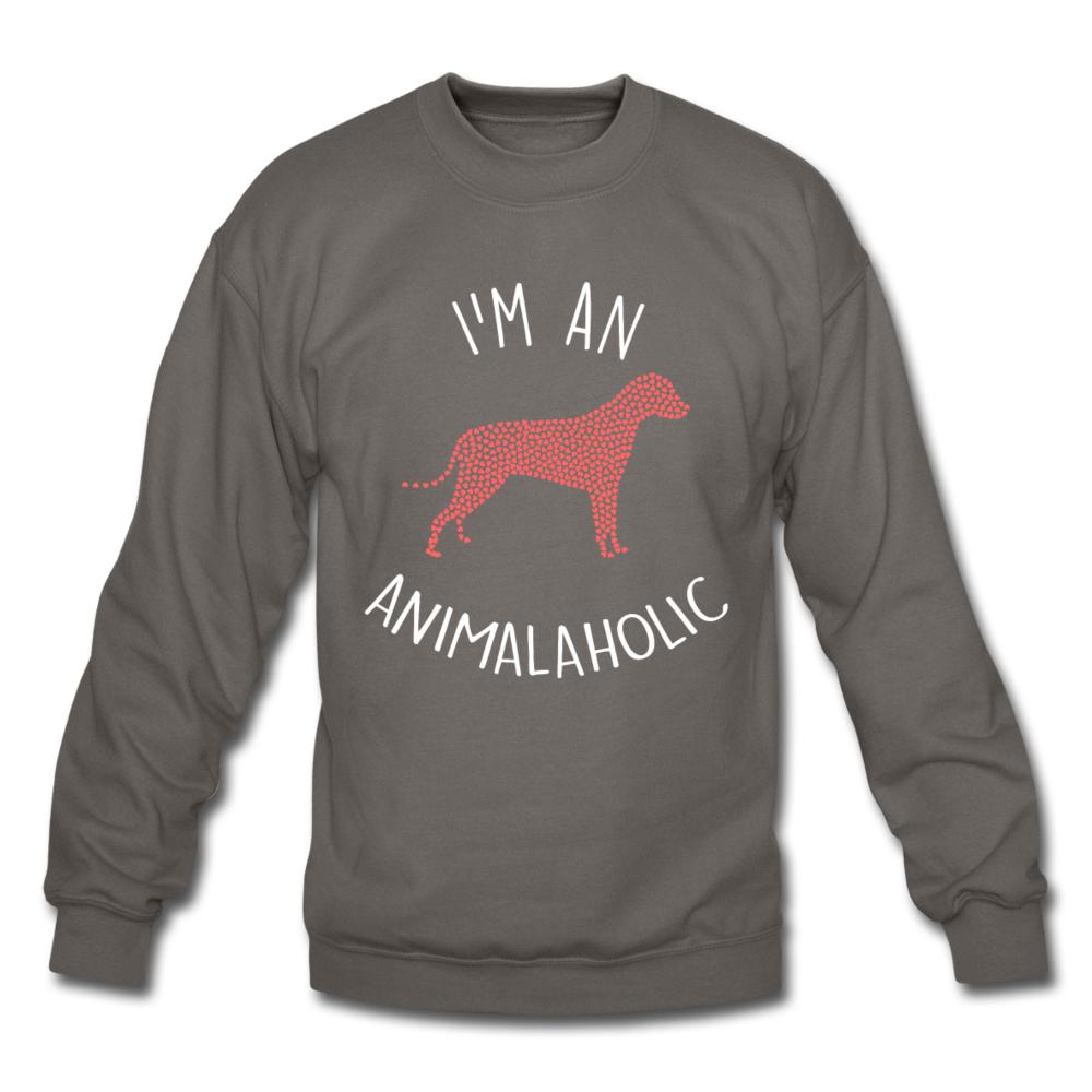 I'm an animalaholic Crewneck Sweatshirt-Unisex Crewneck Sweatshirt | Gildan 18000-I love Veterinary