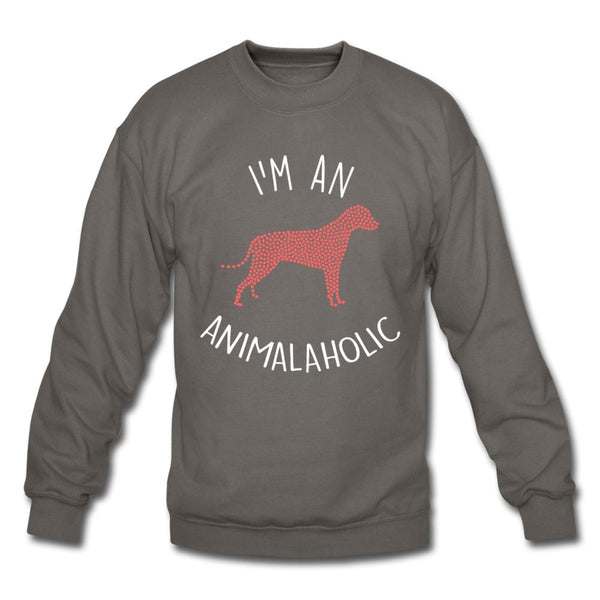 I'm an animalaholic Crewneck Sweatshirt-Unisex Crewneck Sweatshirt | Gildan 18000-I love Veterinary