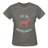I'm an animalaholic Gildan Ultra Cotton Ladies T-Shirt-Ultra Cotton Ladies T-Shirt | Gildan G200L-I love Veterinary