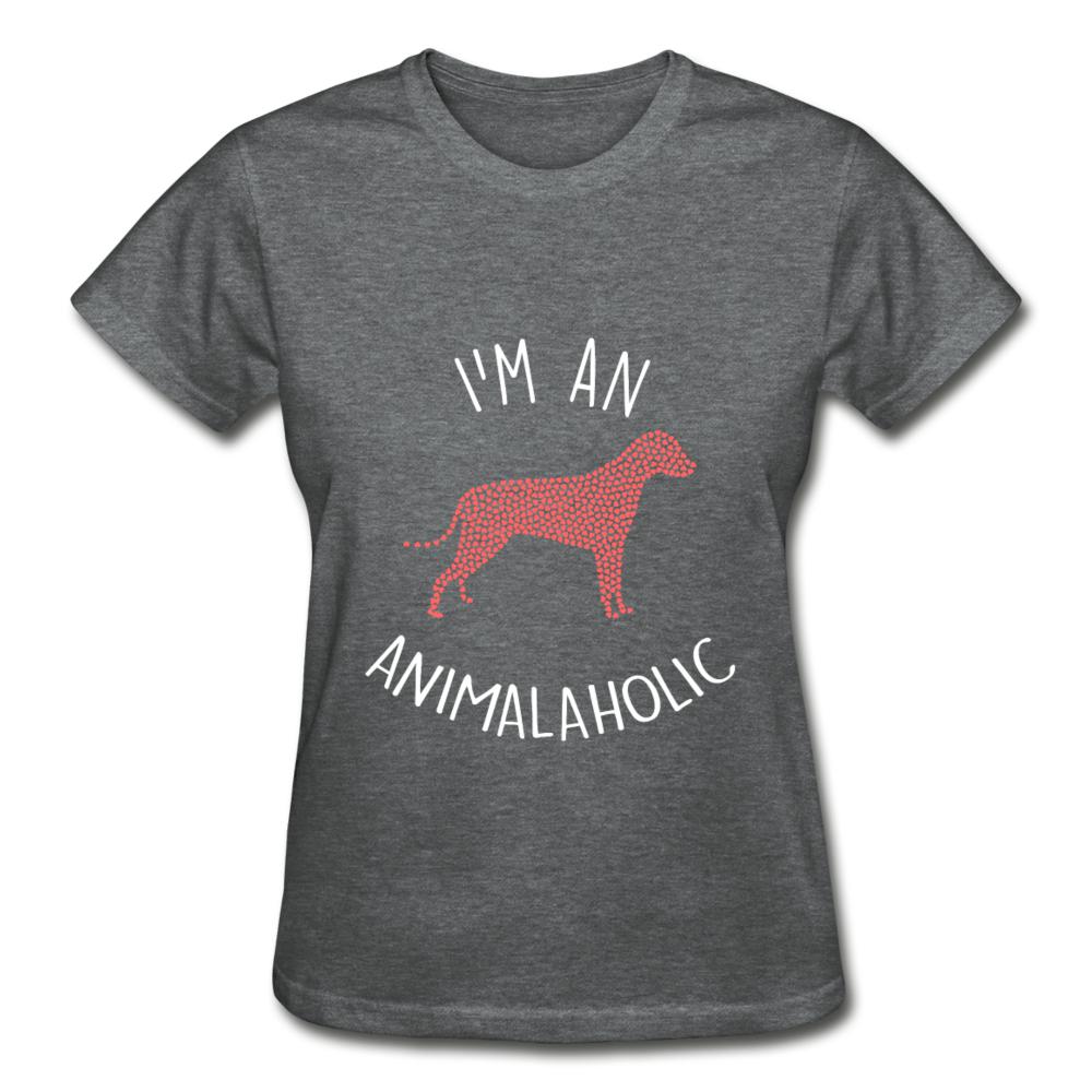 I'm an animalaholic Gildan Ultra Cotton Ladies T-Shirt-Ultra Cotton Ladies T-Shirt | Gildan G200L-I love Veterinary