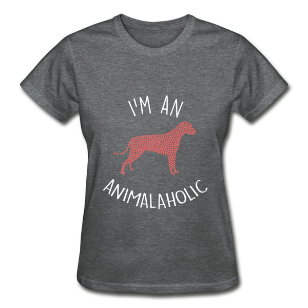 I'm an animalaholic Gildan Ultra Cotton Ladies T-Shirt-Ultra Cotton Ladies T-Shirt | Gildan G200L-I love Veterinary
