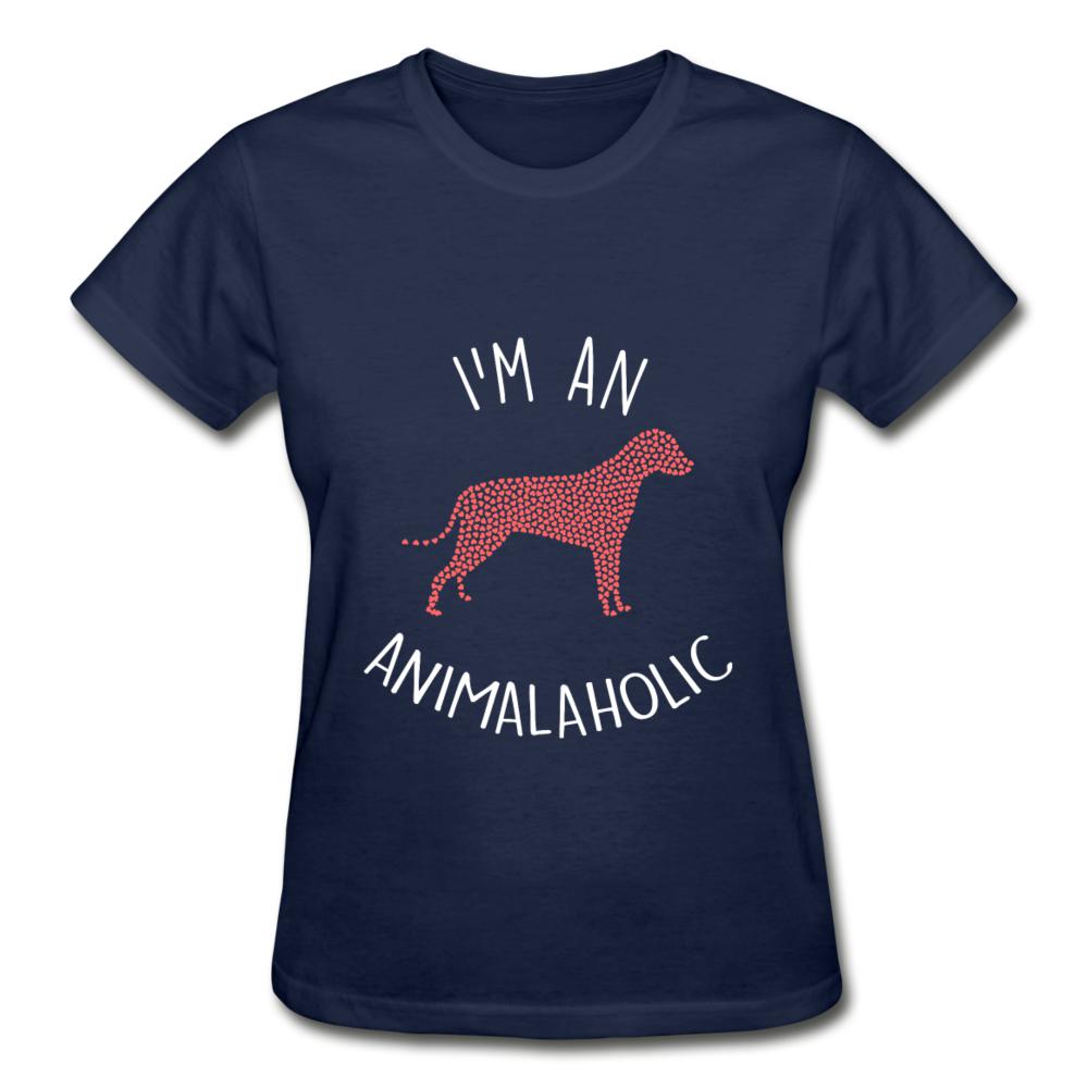 I'm an animalaholic Gildan Ultra Cotton Ladies T-Shirt-Ultra Cotton Ladies T-Shirt | Gildan G200L-I love Veterinary