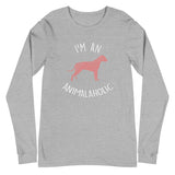 I'm an animalaholic Unisex Premium Long Sleeve T-Shirt-Unisex Long Sleeve Shirt | Bella + Canvas 3501-I love Veterinary