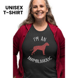 I'm an animalaholic Unisex T-shirt-Unisex Classic T-Shirt | Fruit of the Loom 3930-I love Veterinary