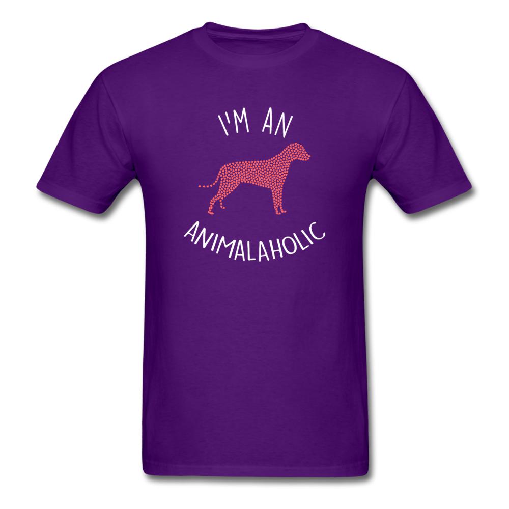 I'm an animalaholic Unisex T-shirt-Unisex Classic T-Shirt | Fruit of the Loom 3930-I love Veterinary