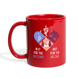 In it for the outcome not for the income Full Color Mug-Full Color Mug | BestSub B11Q-I love Veterinary