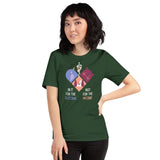 In it for the outcome, not for the income Unisex T-shirt Bella + Canvas 3001-Unisex T-Shirt | Bella + Canvas 3001-I love Veterinary