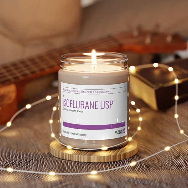 Isoflurane Design - Scented Soy Candle-Candles-I love Veterinary