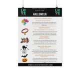 Keep your pet safe for Halloween Poster-Posters-I love Veterinary