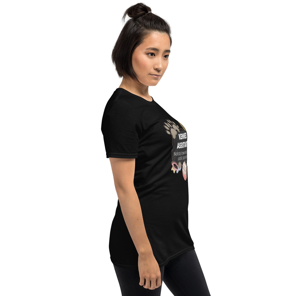 Kennel Assistant, nobody knows what I do until I don't do it Unisex T-shirt-Unisex T-Shirt | Gildan 64000-I love Veterinary