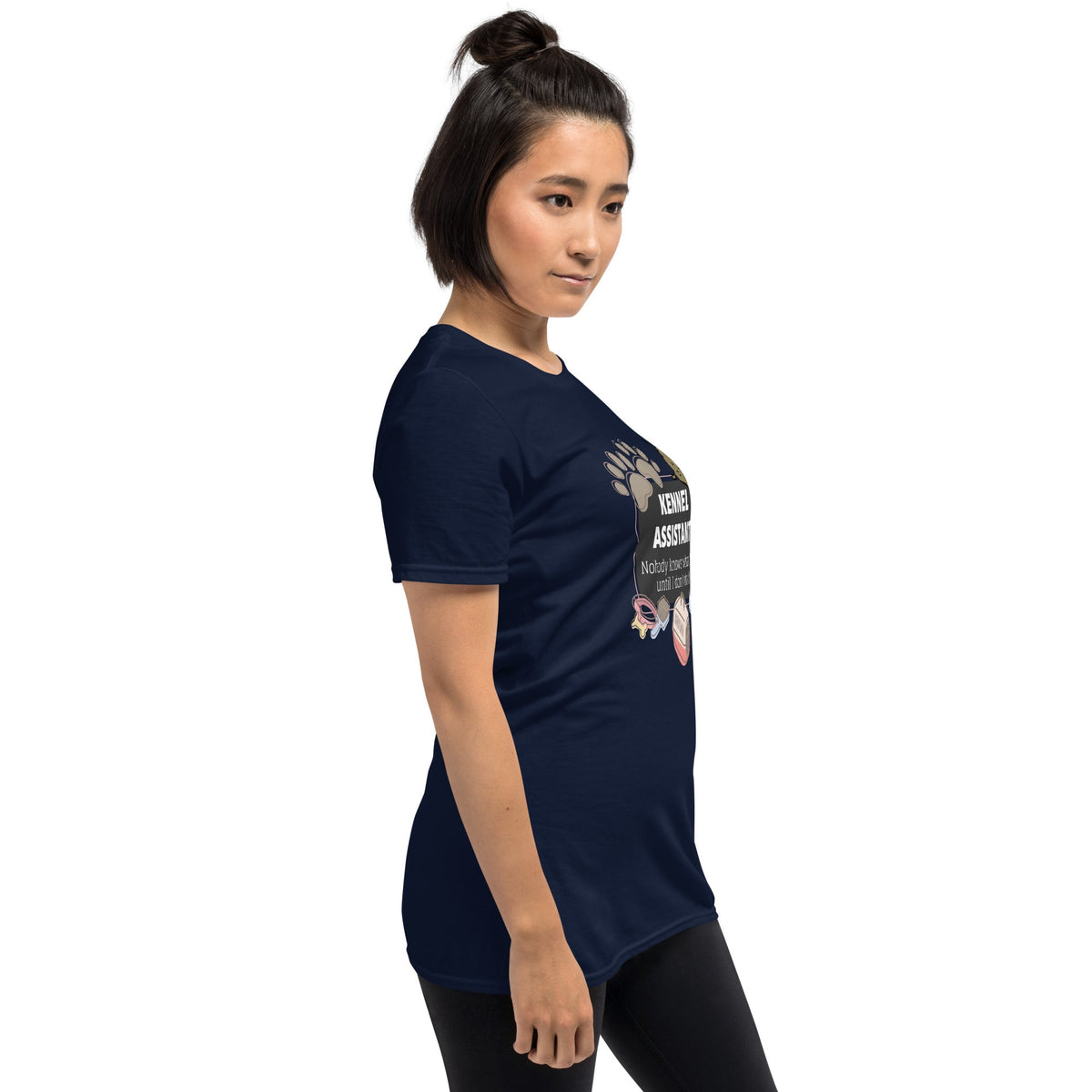 Kennel Assistant, nobody knows what I do until I don't do it Unisex T-shirt-Unisex T-Shirt | Gildan 64000-I love Veterinary