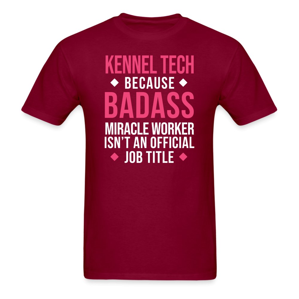Kennel Tech, because badass miracle worker isn't an official job title Unisex T-shirt Unisex Classic T-Shirt-Unisex Classic T-Shirt | Fruit of the Loom 3930-I love Veterinary