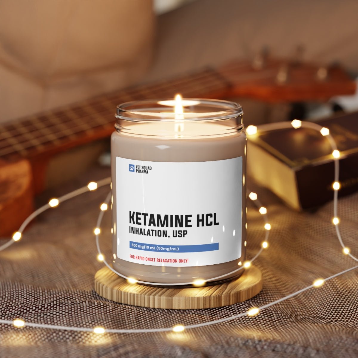 Ketamine Design Scented Soy Candle-Candles-I love Veterinary