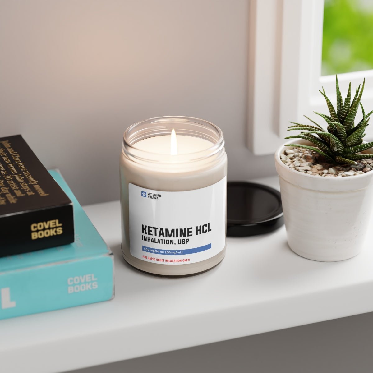 Ketamine Design Scented Soy Candle-Candles-I love Veterinary