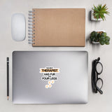 The Best Therapist Bubble-free stickers