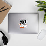 Vet Tech In Progress Bubble-free stickers