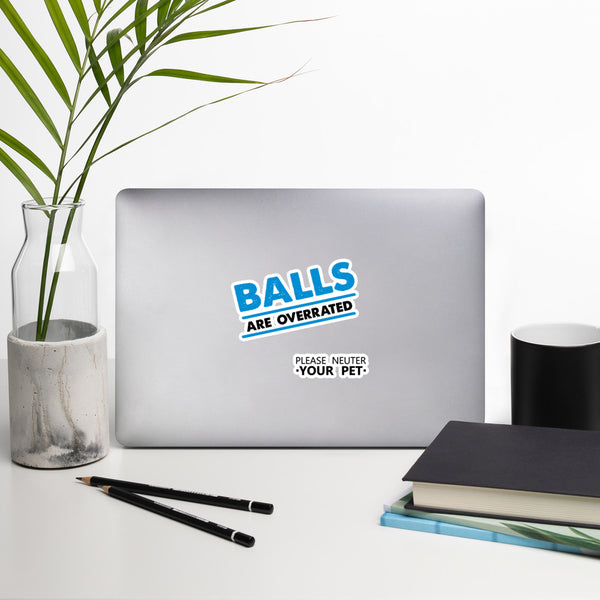 Balls are overrated Bubble-free stickers