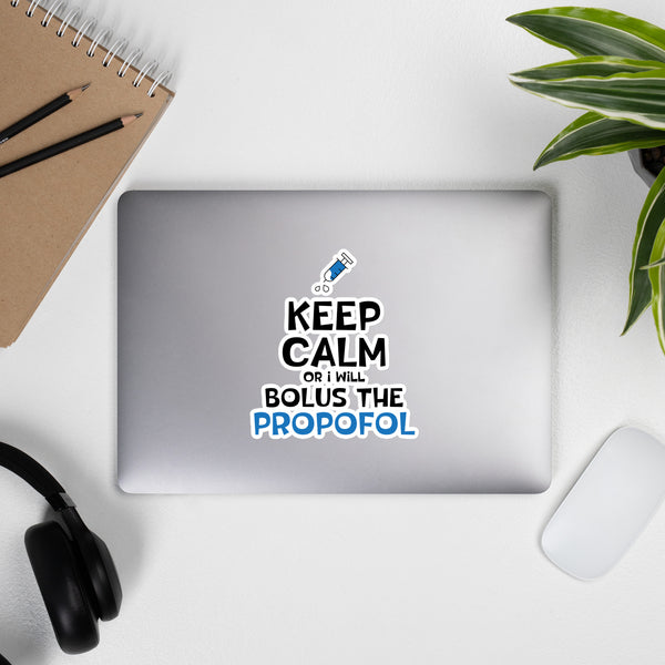 Bolus The Propofol Bubble-free stickers