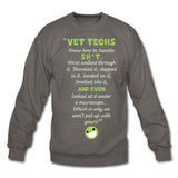 Know how to handle it Crewneck Sweatshirt-Unisex Crewneck Sweatshirt | Gildan 18000-I love Veterinary
