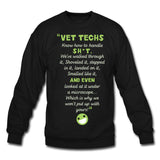 Know how to handle it Crewneck Sweatshirt-Unisex Crewneck Sweatshirt | Gildan 18000-I love Veterinary