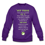 Know how to handle it Crewneck Sweatshirt-Unisex Crewneck Sweatshirt | Gildan 18000-I love Veterinary