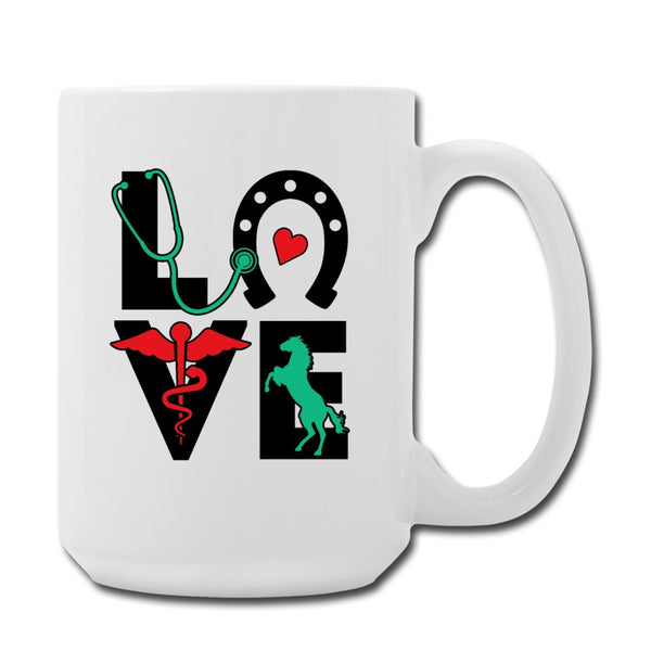 Large Animal Vet Coffee/Tea Mug 15 oz-Coffee/Tea Mug 15 oz-I love Veterinary
