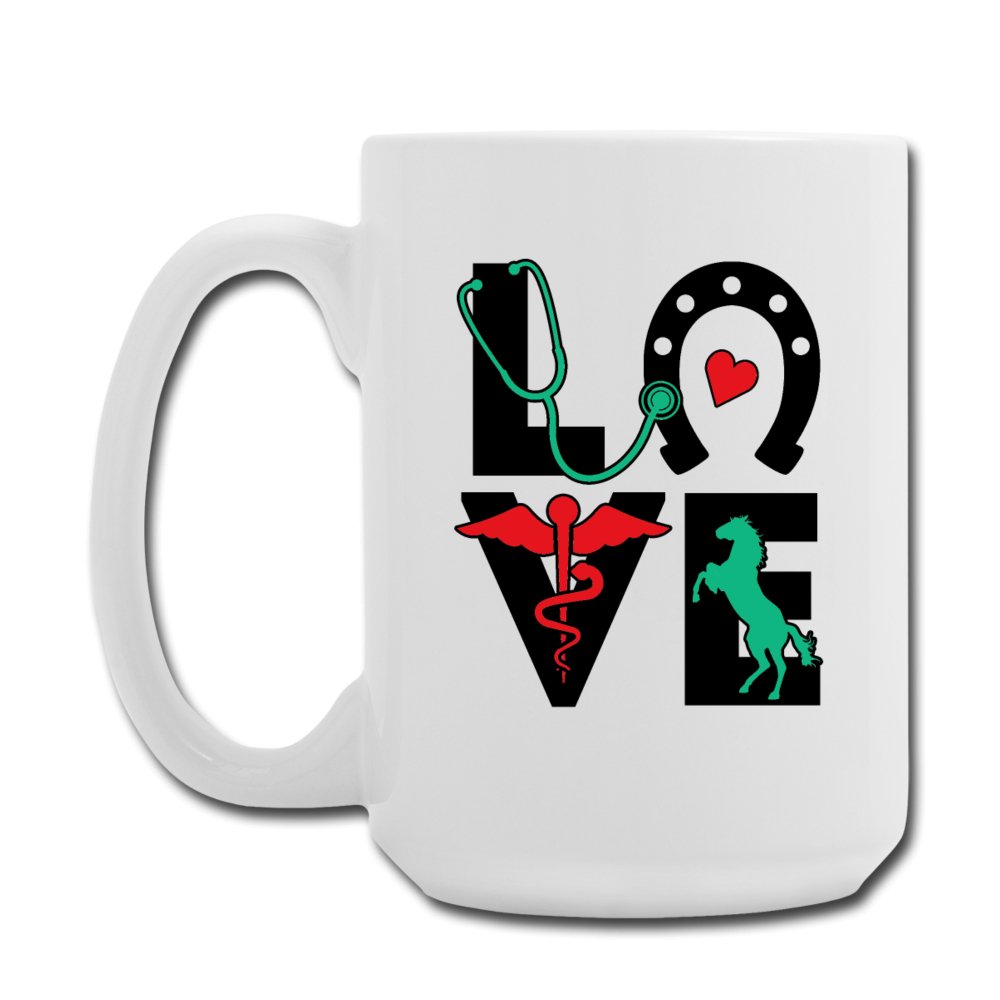 Large Animal Vet Coffee/Tea Mug 15 oz-Coffee/Tea Mug 15 oz-I love Veterinary