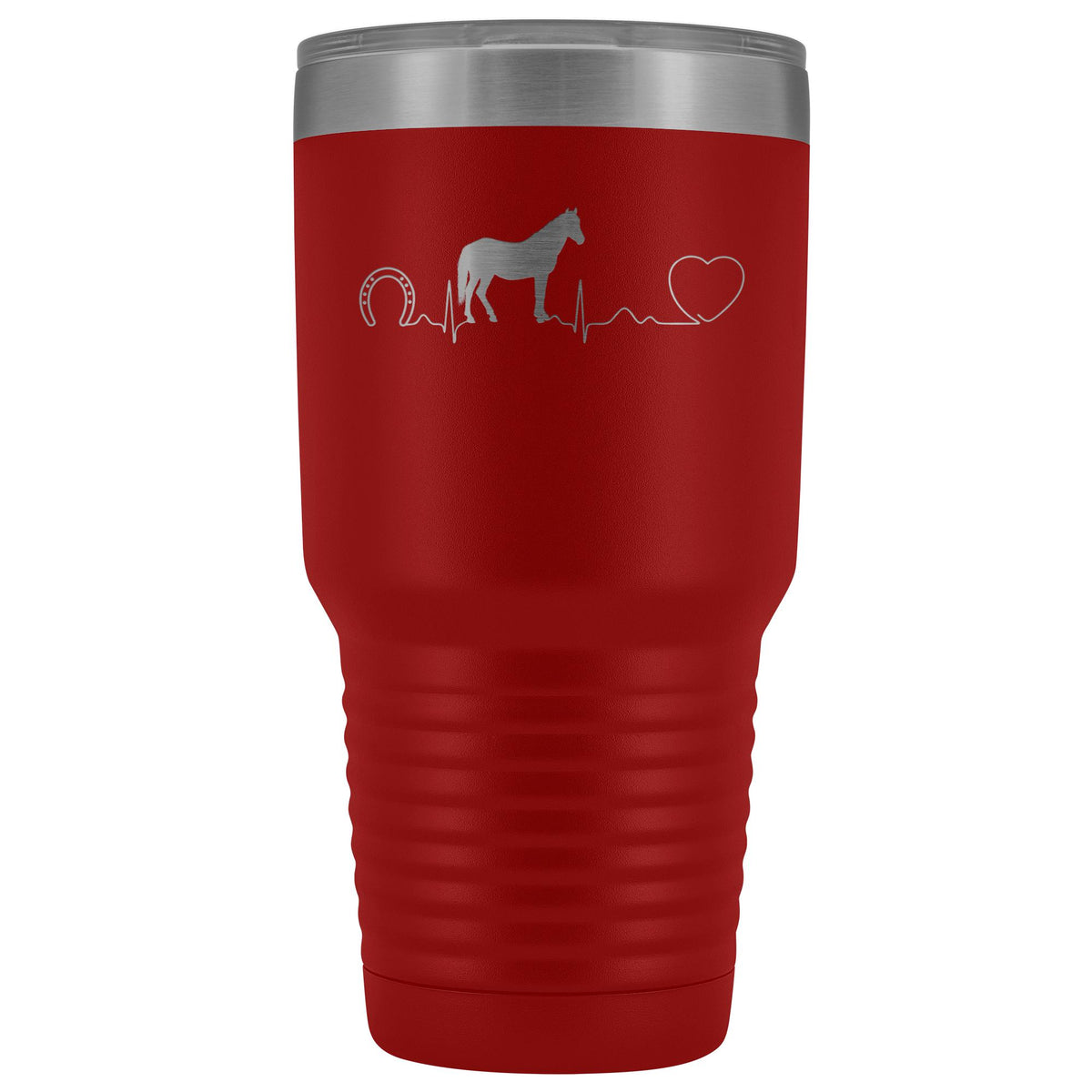 Large Animal Vet- Horse pulse 30oz Vacuum Tumbler-Tumblers-I love Veterinary